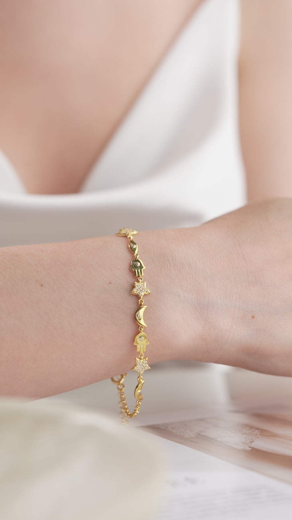 MINI NYX CHARM-ARMBAND | 925 SILVER