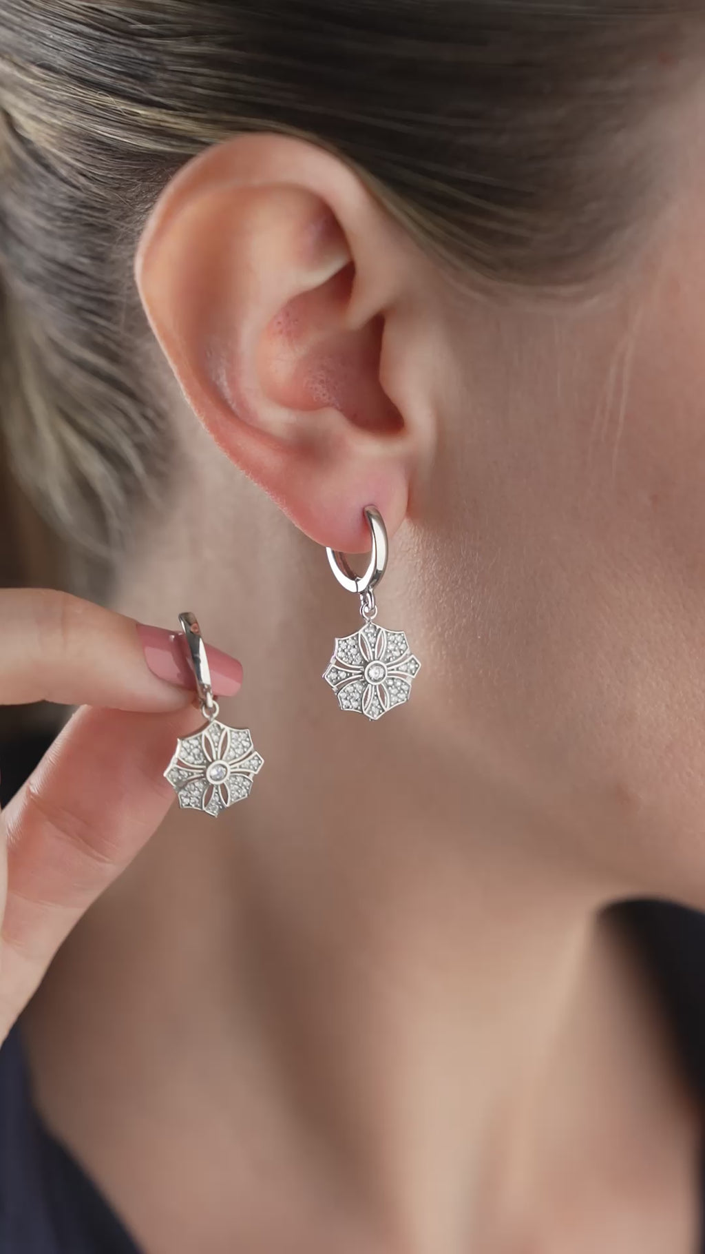 PARVATI ÖRHÄNGEN | 925 SILVER