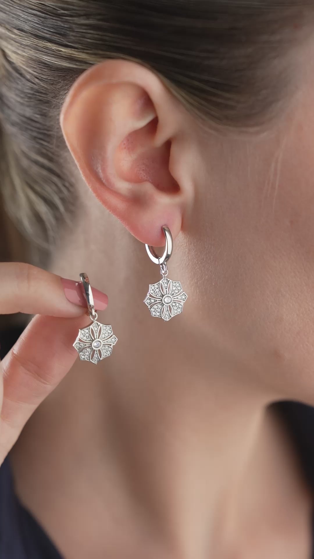 PARVATI ÖRHÄNGEN | 925 SILVER