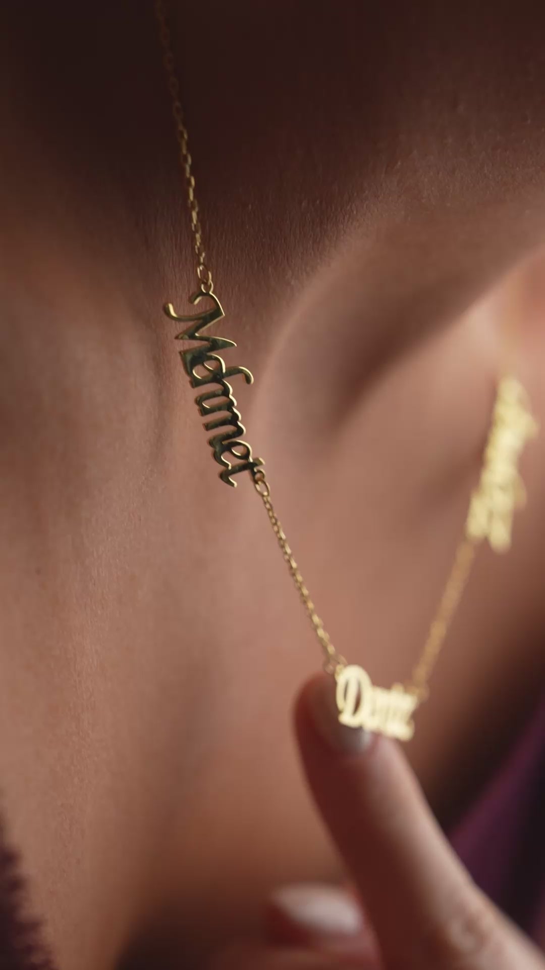 3'ER NAMNKEDJA II - 925 SILVER