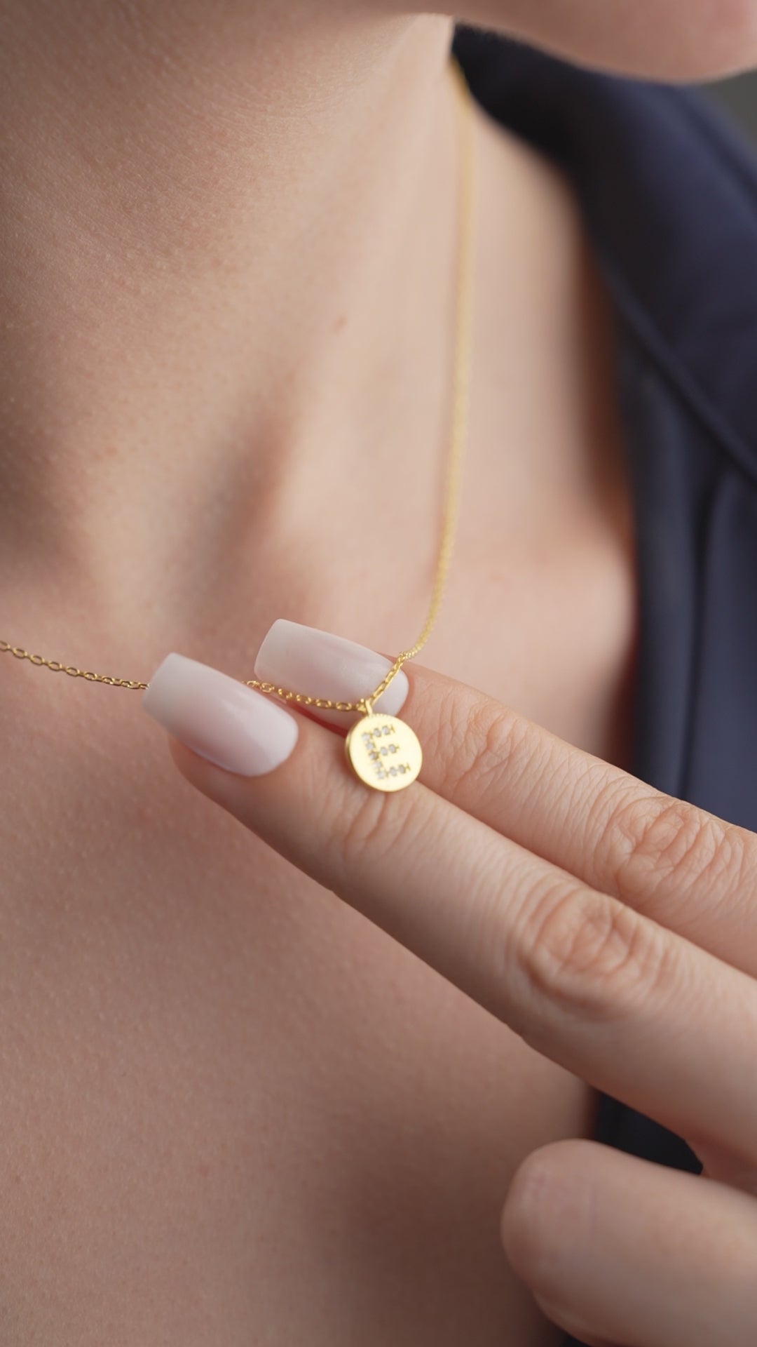 ZIRKONPLATTA BOKSTAVSKRAG | 925 SILVER