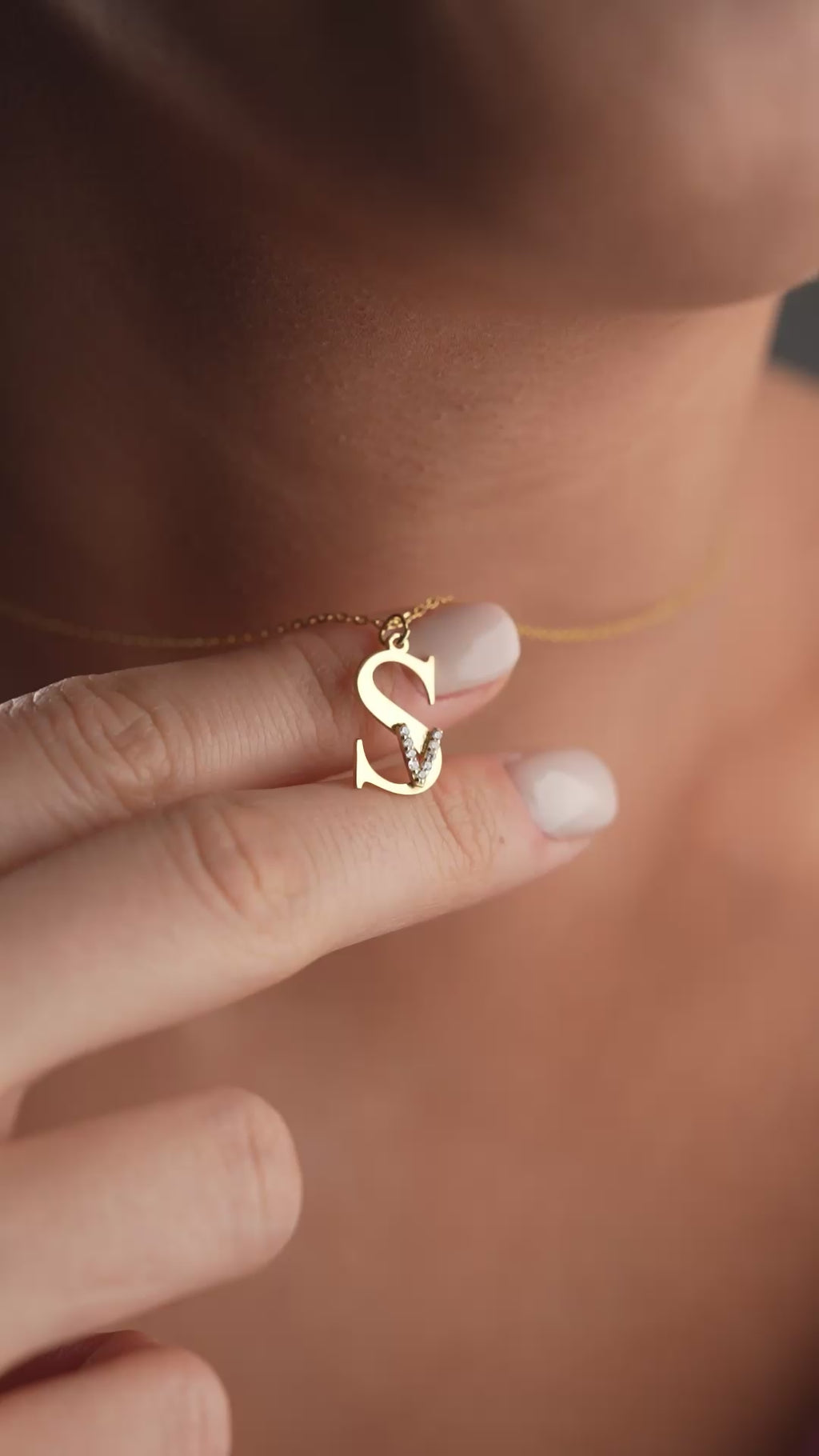 INITIALER KOMBO HALSBAND | 925 SILVER