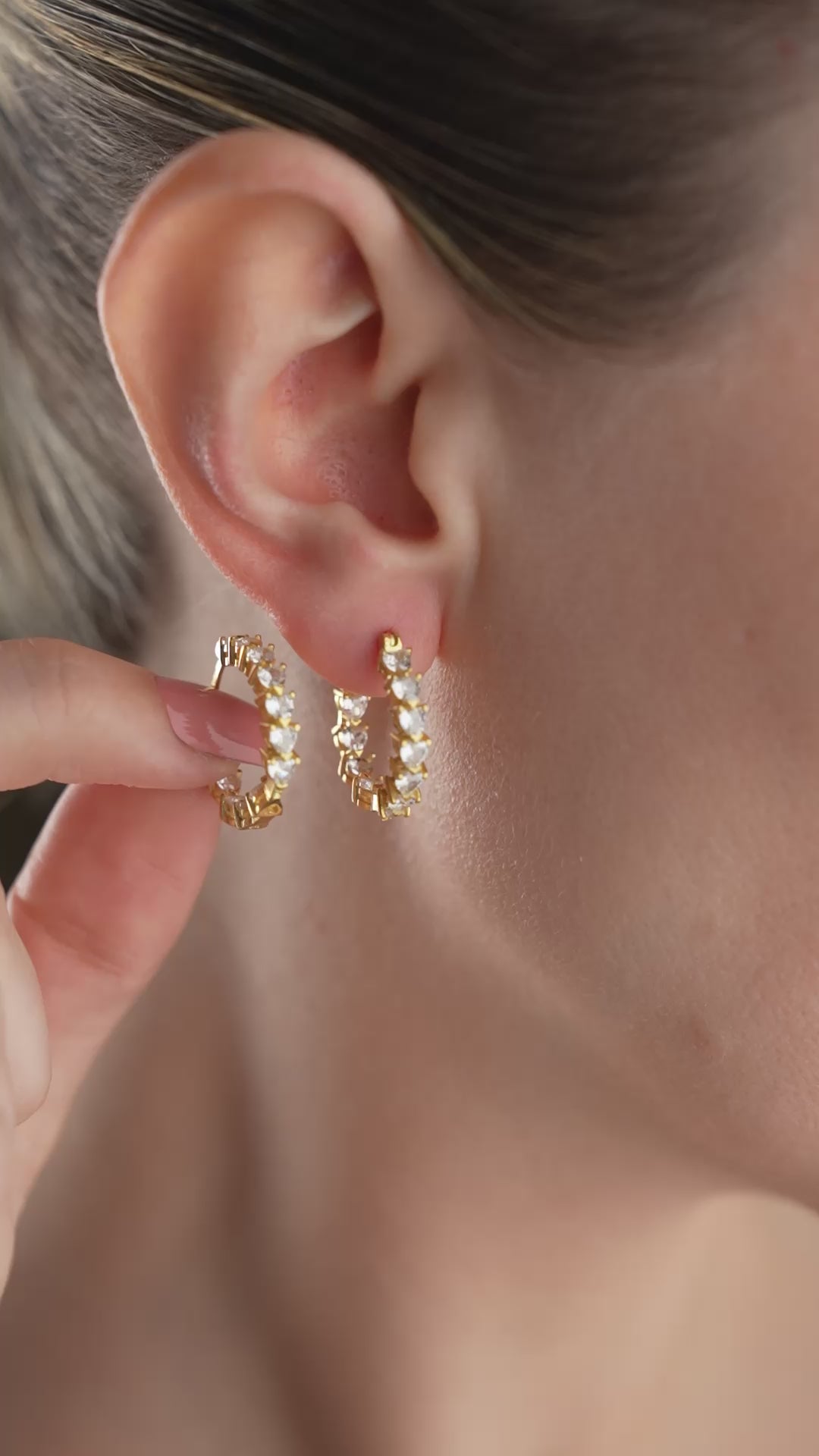 NOIR ÖRHÄNGEN | 925 SILVER