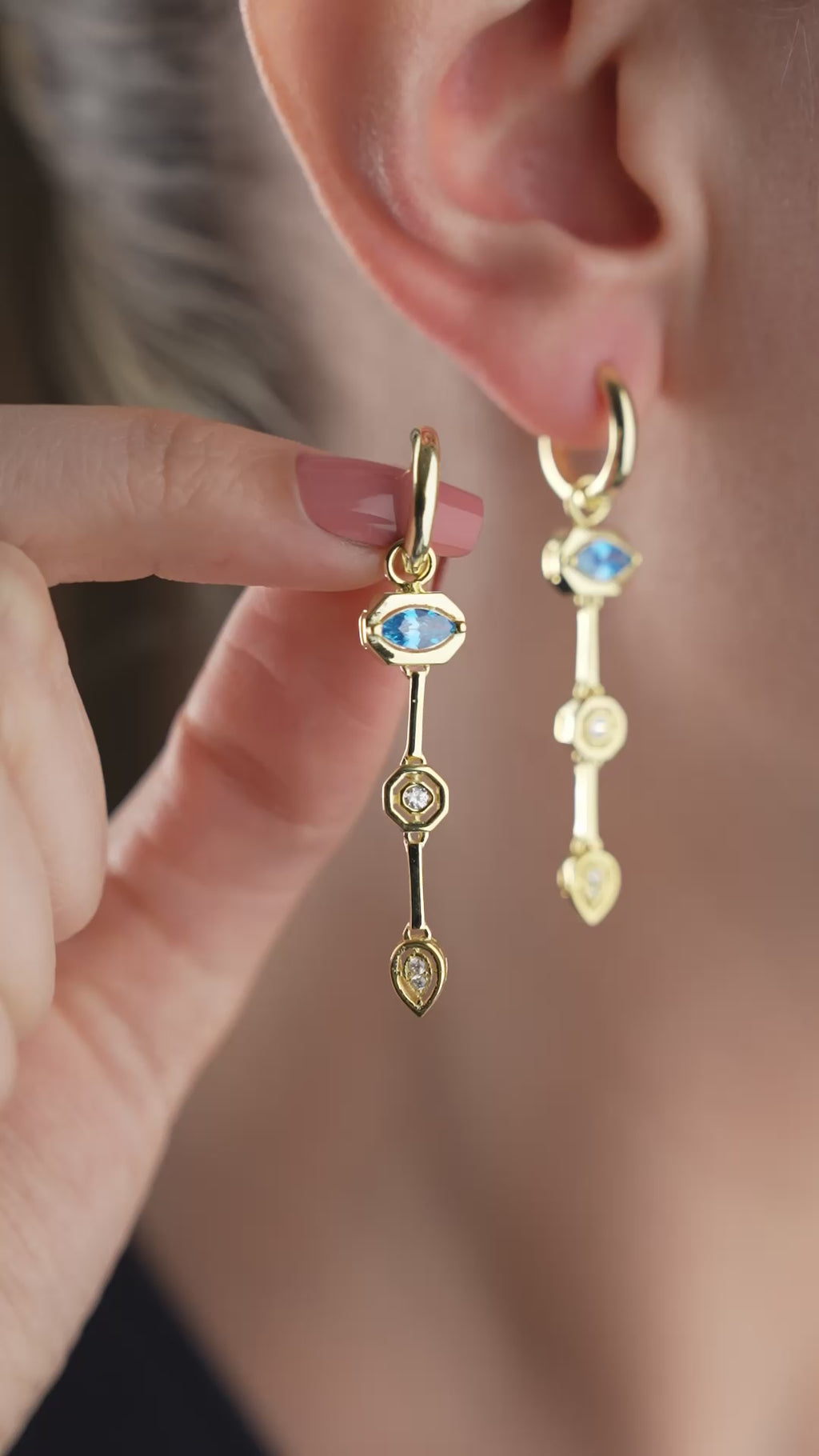 CHANDRA ÖRHÄNGEN | 925 SILVER