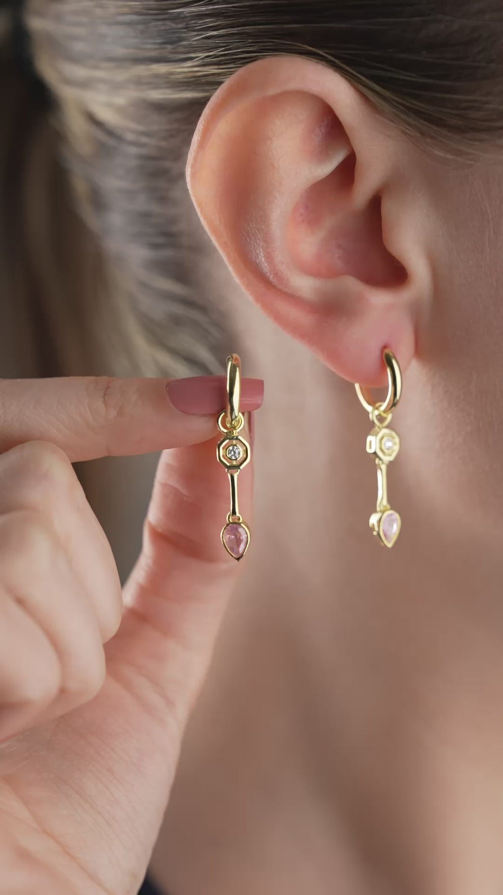 JIVA ÖRHÄNGEN | 925 SILVER