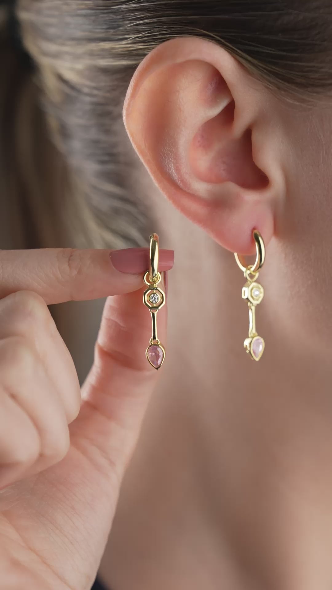 JIVA ÖRHÄNGEN | 925 SILVER