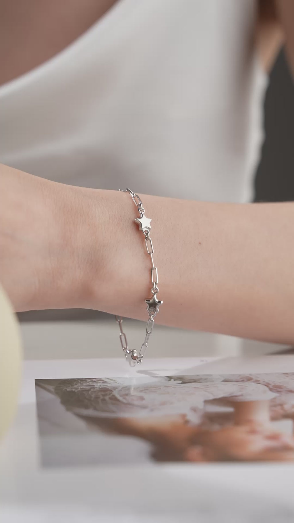 BOMBSTJÄRNA-ARMBAND | 925 SILVER